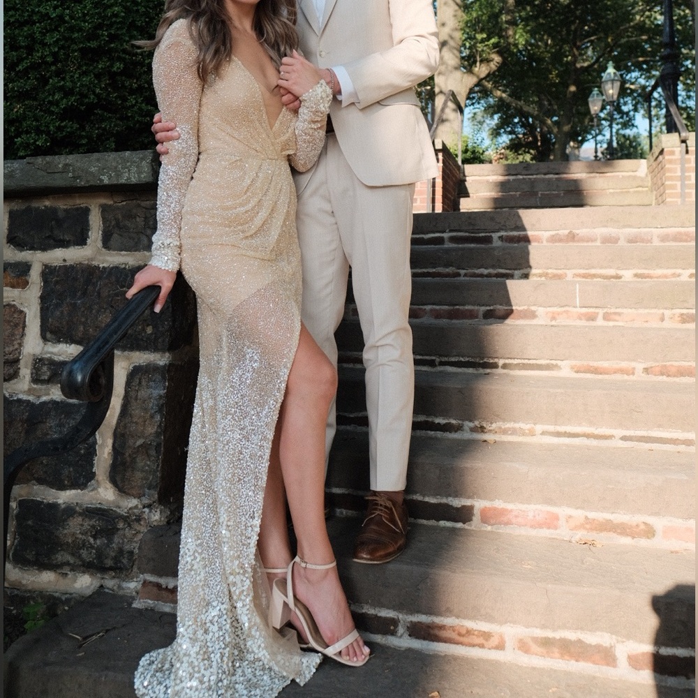 Berta Beaded Gown Style 17-08